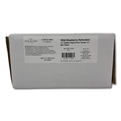 Red River Tea Company Wild Blueberry Refresher Syrup Concentrate, 1 x 3 GA Case - Coffee & Tea