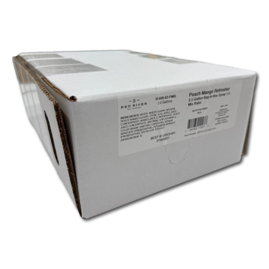 Red River Tea Company Peach Mango Refresher Syrup Bag-in-box, 1 x 3 GA Case - Coffee & Tea - image 2