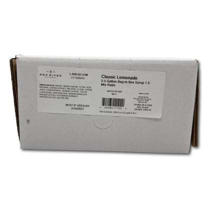 Red River Tea Company Classic Lemonade Syrup Bag-in-box, 1 x 3 GA Case - Coffee & Tea