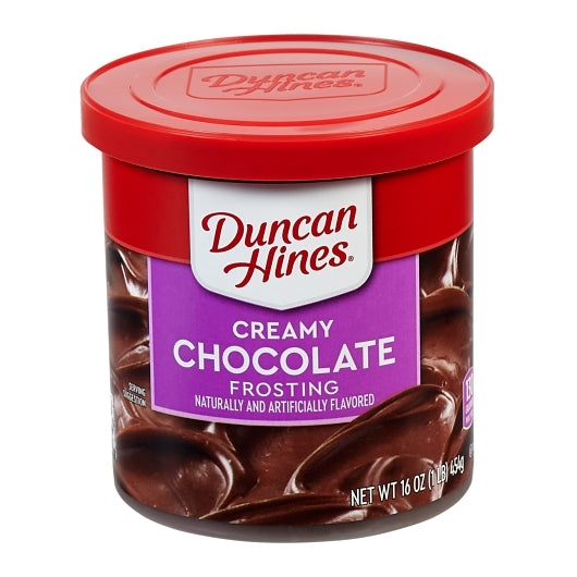 Duncan Hines Classic Chocolate Frosting, 8 x 16 oz Case - Bakery & Desserts