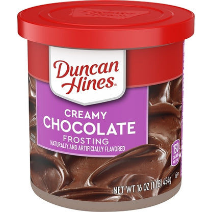 Duncan Hines Classic Chocolate Frosting, 8 x 16 oz Case - DOT product image 2