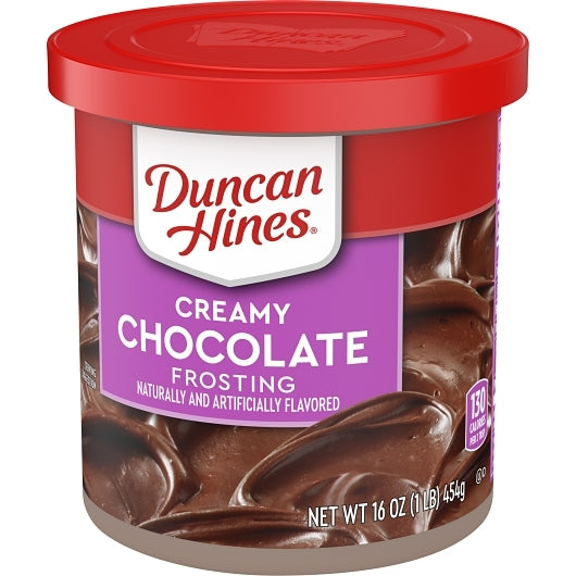 Duncan Hines Classic Chocolate Frosting, 8 x 16 oz Case - DOT product image 2