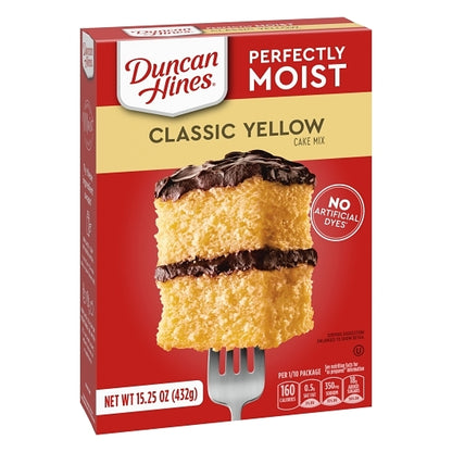 Duncan Hines Classic Yellow Cake Mix, 12 x 15.25 oz Case - DOT product image 3