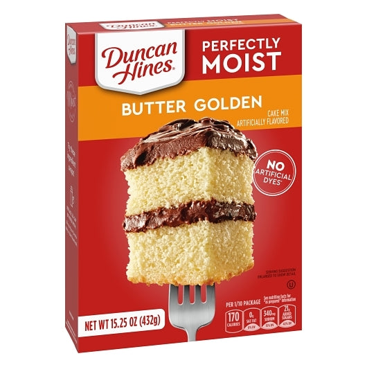 Duncan Hines Golden Cake Mix, 12 x 15.25 oz Case - DOT product image 3