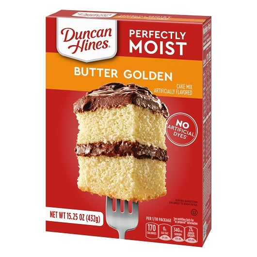 Duncan Hines Golden Cake Mix, 12 x 15.25 oz Case - DOT product image 4