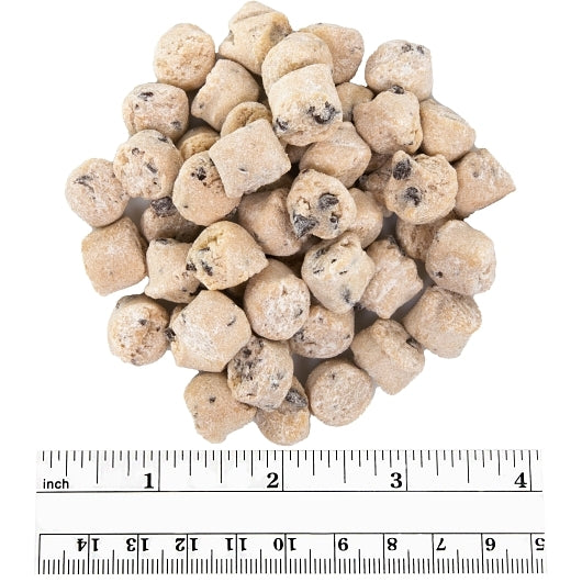 T R Toppers Chocolate Chip Cookie Dough Pieces Topping Bulk, 1 x 10 lb Case - Product image with supporting elements