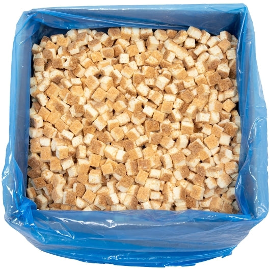 T.R. Toppers Box New York Petite Cheesecake Pieces Topping Bulk, 1 x 20 lb Case - GS1 open-case image