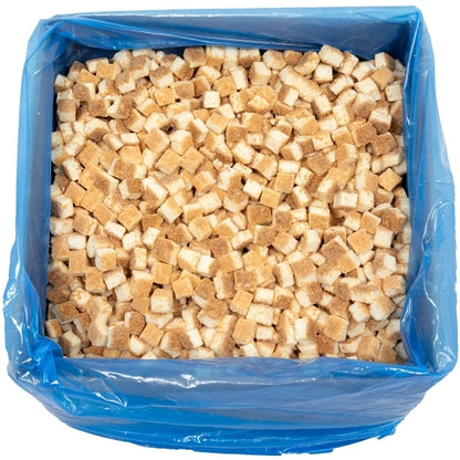 T.R. Toppers Box New York Petite Cheesecake Pieces Topping Bulk, 1 x 20 lb Case - GS1 open-case image