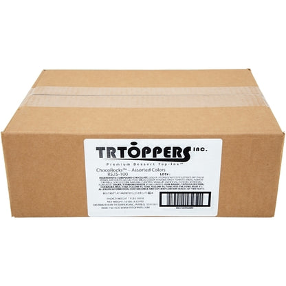 T R Toppers Chocorocks Topping Bulk, 2 x 5 lb Case - GS1 closed shipping case image