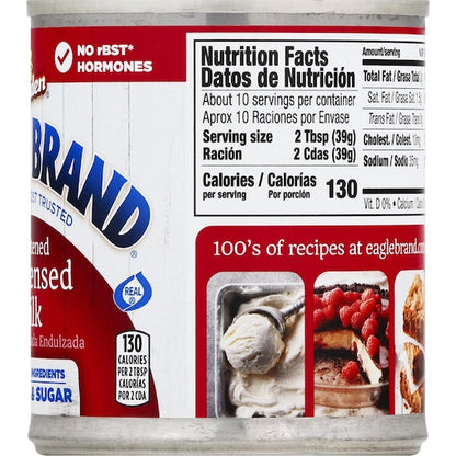 Eagle Sweetened Condensed Milk, 24 x 14 oz Case - Pantry Ingredients