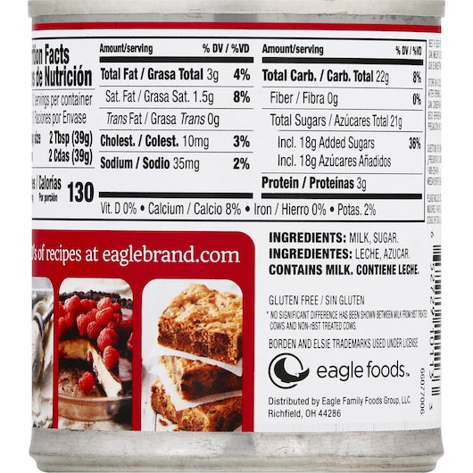 Eagle Sweetened Condensed Milk, 24 x 14 oz Case - DOT product image 2