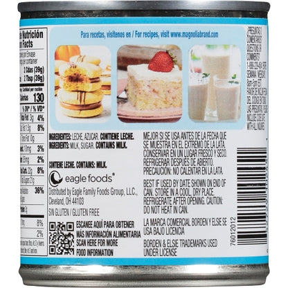 Magnolia Regular Sweetened Condensed Milk, 24 x 14 oz Case - Alternate product angle or state
