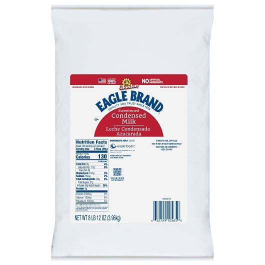 Eagle Kosher Sweetened Condensed Milk, 3 x 140 oz Case - Pantry Ingredients