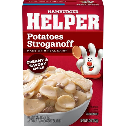 Helper Pasta Potato Stroganoff, 12 x 5 oz Case - Pantry Ingredients