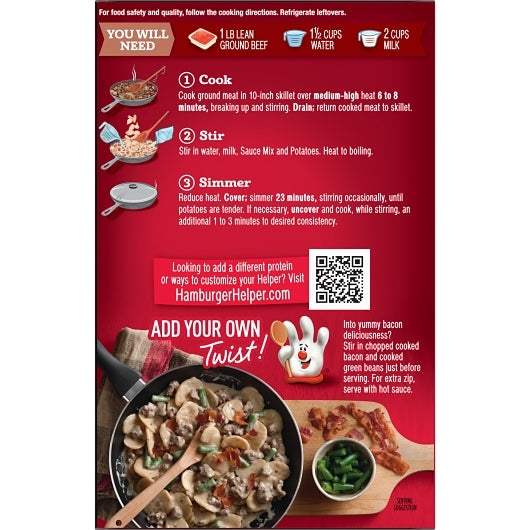 Helper Pasta Potato Stroganoff, 12 x 5 oz Case - DOT product image 7