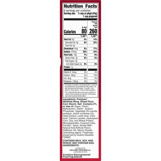 Helper Pasta Potato Stroganoff, 12 x 5 oz Case - DOT product image 4