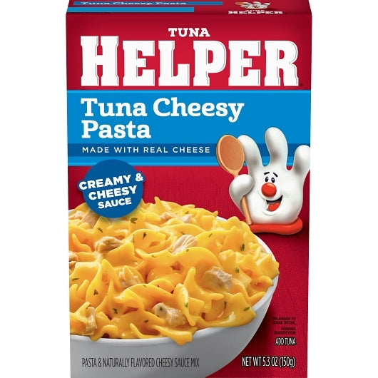 Helper Tuna Cheesy Pasta With Real Cheese, 12 x 5.3 oz Case - Pantry Ingredients