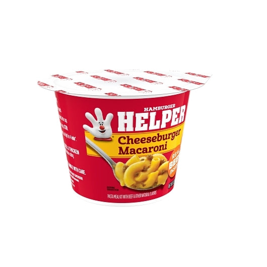 Helper Pasta Cheeseburger Macaroni Microwave Cup, 6 x 2 oz Case - Pantry Ingredients - image 2