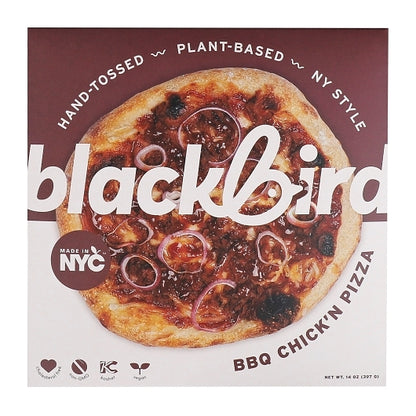 Blackbird Foods Plant-Based Bbq Chick'N Pizza, 6 x 14 oz Case - Prepared Foods