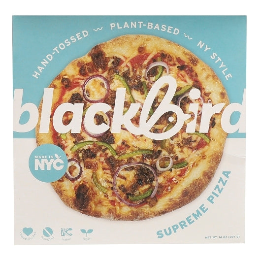 Blackbird Foods Plant-Based Supreme Pizza, 6 x 14 oz Case - Prepared Foods