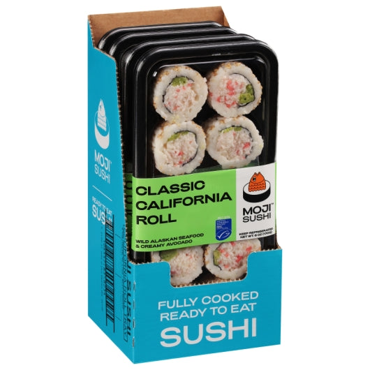 Moji Sushi CLASSIC CALIFORNIA SUSHI ROLL, 8 x 1.5 lb Case - DOT product image 6