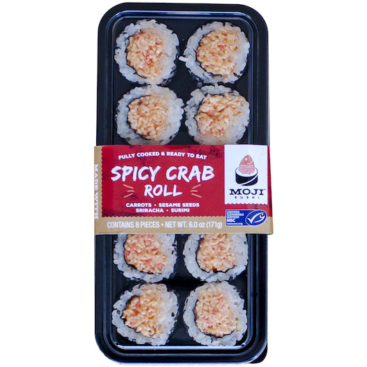 Moji Sushi SPICY CRAB ROLL, 4 x 6 oz Case - DOT product image 3