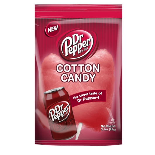 Dr Pepper Cotton Candy, 12 x 3.1 oz Case - Pantry Ingredients