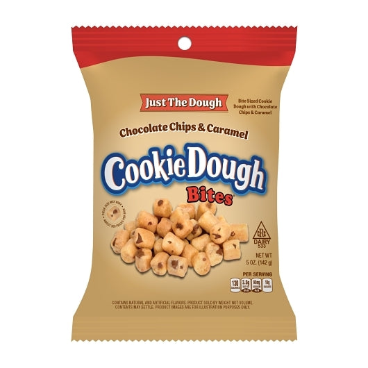 Cookie Dough Bites Just The Dough Chocolate Chip & Caramel, 12 x 5 oz Case - Candy & Confections - image 2