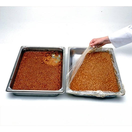 PAN SAVER 34" x 12" Shallow & Medium Deep Hotel Pan Liner, 1 x 100 ct Case - Disposables