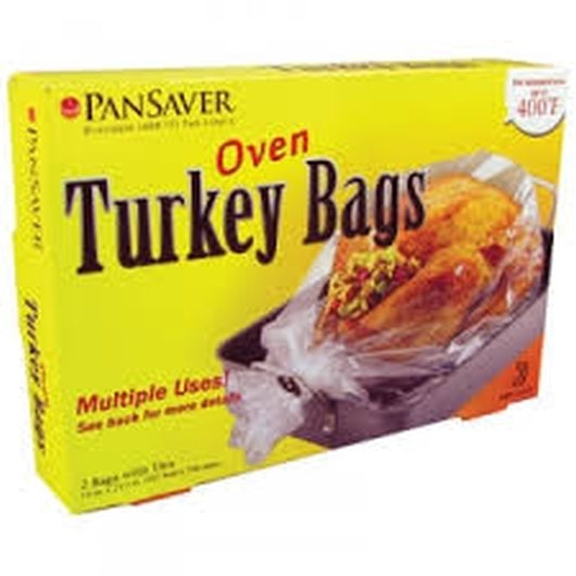 Pansaver Turkey Roasting Bags Oven Turkey, 18 x 2 ct Case - Disposables