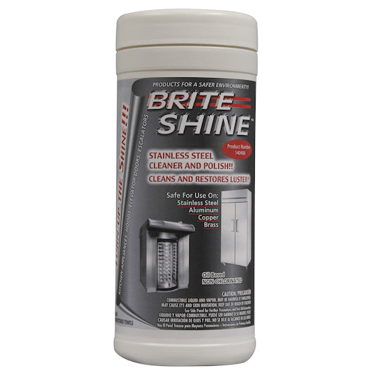 Brite Shine Bright Shine Wipes, 6 x 40 ct Case - Cleaners & Sanitizers