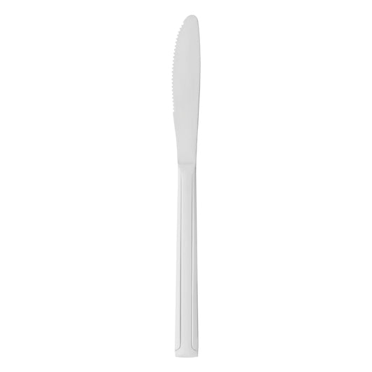 FLTWARE-DOMIN-DINNER-KNI Dominion Medium Weight 40 gr Fluted Blade Dinner Knife 8", 1 x 12 each Case - Flatware