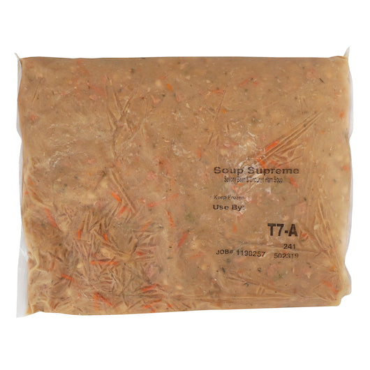 Soup Supreme Savory Bean & Uncured Ham Soup, 4 x 4 lb Case - Prepared Foods