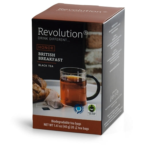 Revolution Tea British Breakfast, 6 x 20 ct Case - Coffee & Tea