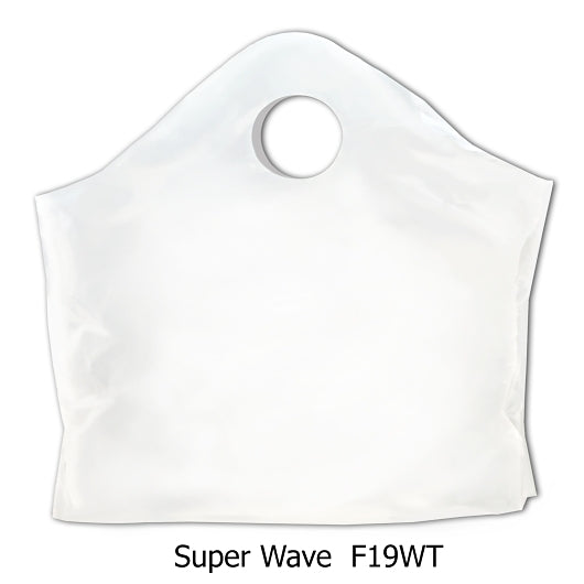 Command Packaging White Stock Wave Carry-out Bag, 500 x 500 each Case - Pantry Ingredients