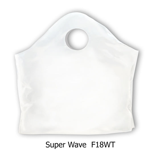 Command Packaging White Wave Plastic Carry Out Bag 18X16X9 Stock, 500 x 500 each Case - Pantry Ingredients
