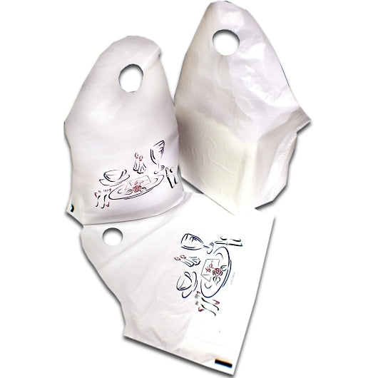 Pak-Sher Carry-Out Bag, 34X21X14 White, 1 x 250 each Case - Disposables - image 2
