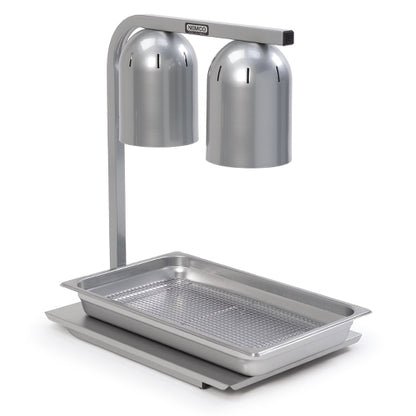 Nemco 120V Two Bulb Freestanding Heat Lamp, 1 x 1 each Case - Candles & Lamps