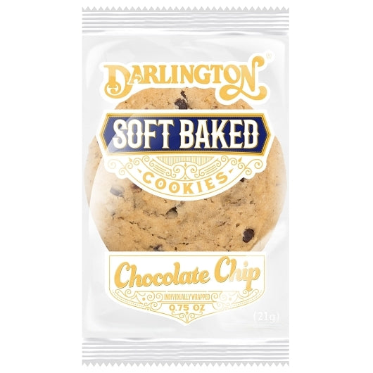 Darlington INDIVIDUALLY WRAPPED Chocolate Chip Cookie, 216 x 0.75 oz Case - Bakery & Desserts