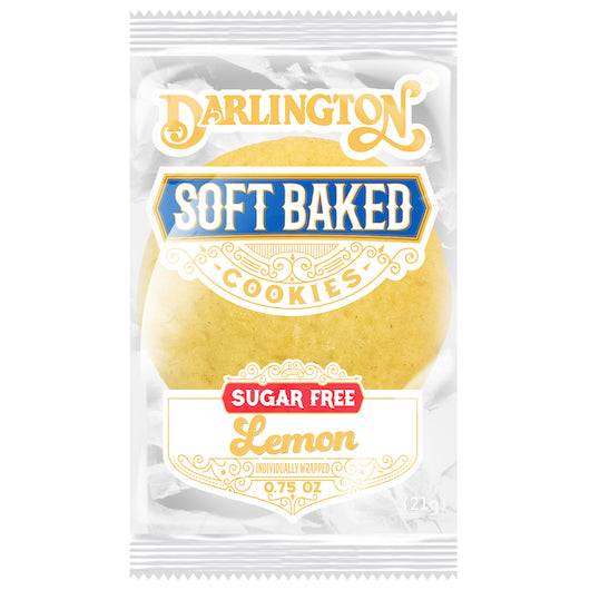 Sugar Free Soft Sugar Free Individually Wrapped Lemon Cookie, 106 x 1 ct Case - Bakery & Desserts