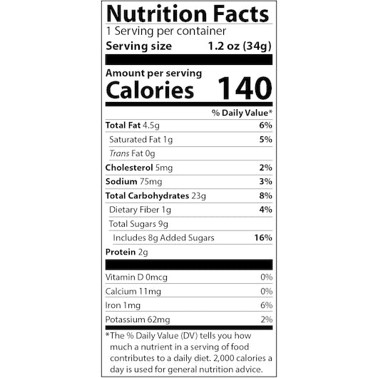 Darlington Farms Oatmeal Whole Grain Chocolate Chip Oatmeal Bar, 216 x 1 ct Case - DOT product image 8