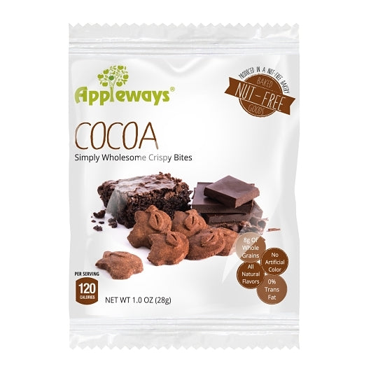 Appleways Cocoa Crispy Bites, 108 x 1 oz Case - DOT product image 2