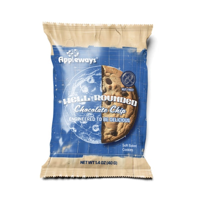 Appleways Individually Wrapped Whole Grain Chocolate Chip Cookie, 160 x 1 ct Case - DOT product image 2