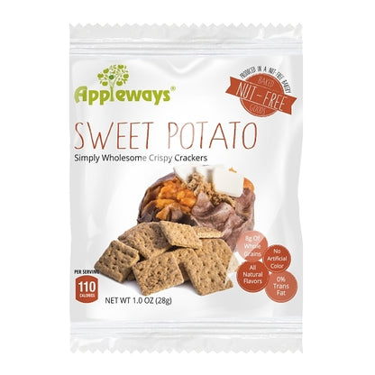 Appleways Sweet Potato Cracker, 108 x 1 oz Case - DOT product image 2