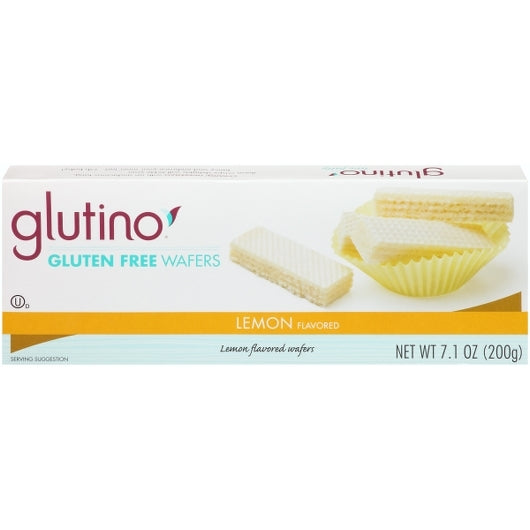Glutino Lemon Wafers, 12 x 7.1 oz Case - DOT product image 2