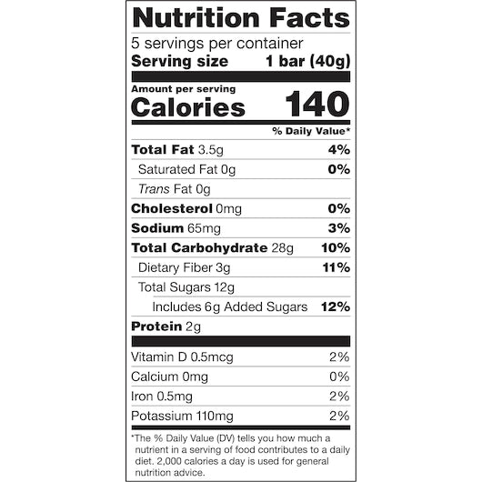 Glutino Gluten Free Strawberry Oven Baked Bar, 12 x 7.05 oz Case - DOT product image 3
