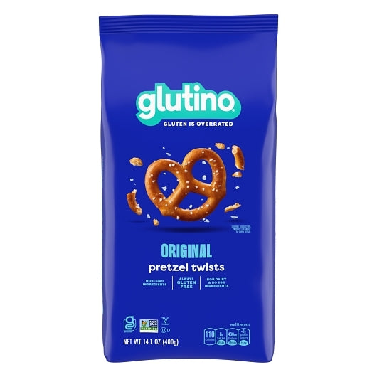 Glutino Gluten-Free Pretzel Twist Family Pack, 12 x 14.1 oz Case - Snacks