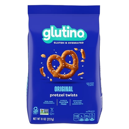 Glutino Gluten-Free Pretzel Twists, 12 x 8 oz Case - Snacks