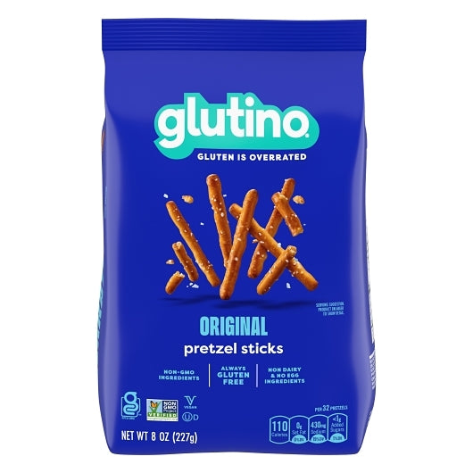 Glutino Gluten-Free Pretzel Sticks, 12 x 8 oz Case - Snacks