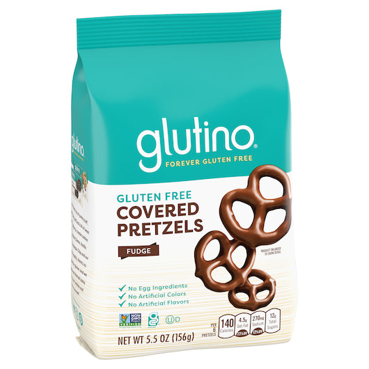 Glutino Gluten Free Chocolate Covered Pretzels, 12 x 5.5 oz Case - DOT product image 2
